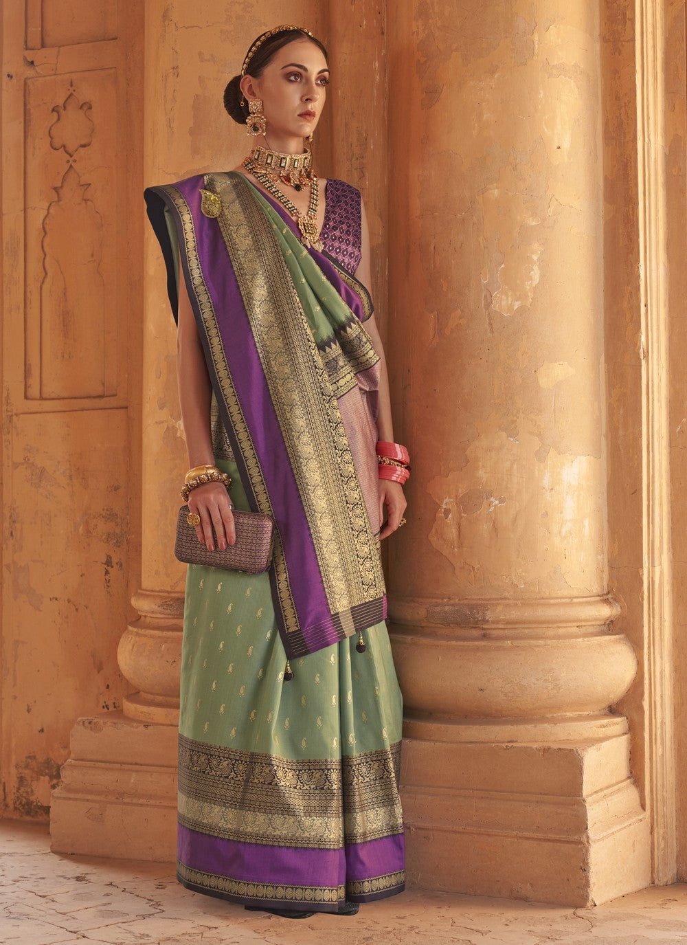 Trendy Patola Print Silk Saree - S3630