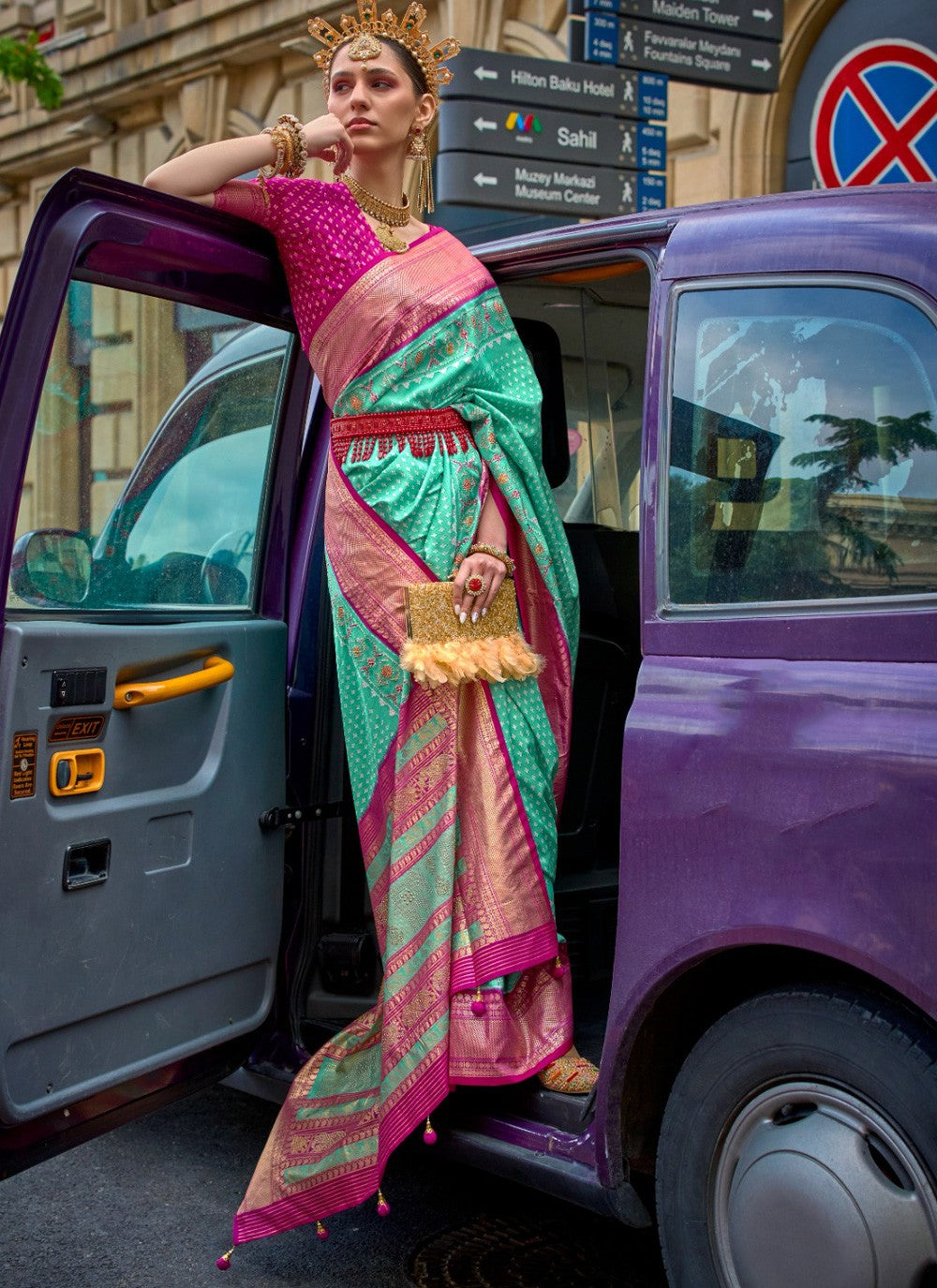 Classic Patola Print Silk Saree - S3971