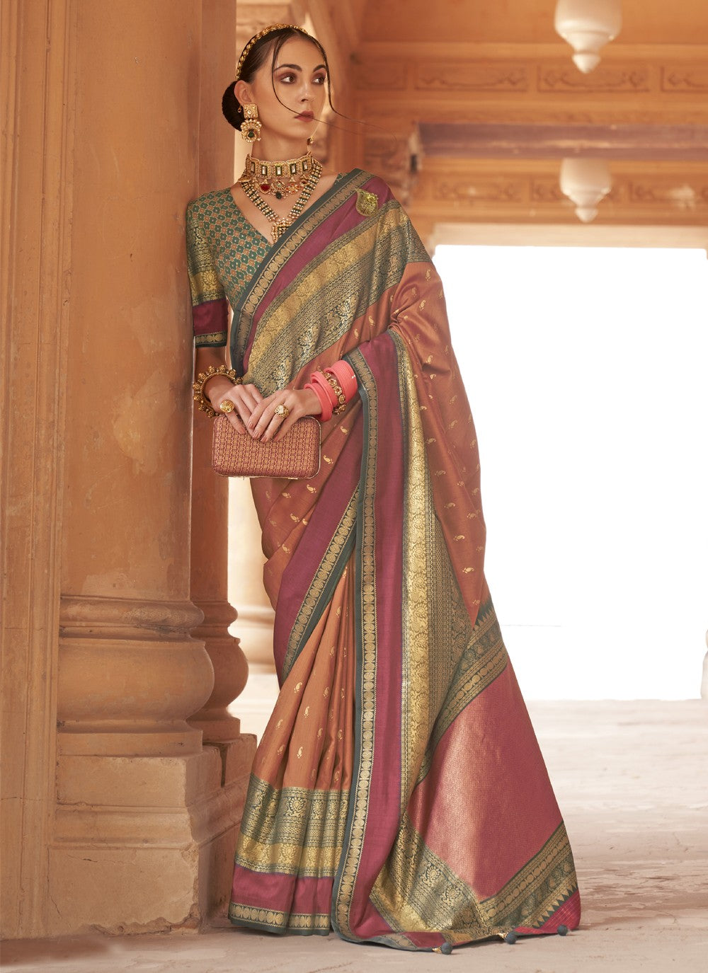 Trendy Patola Print Silk Saree - S3630