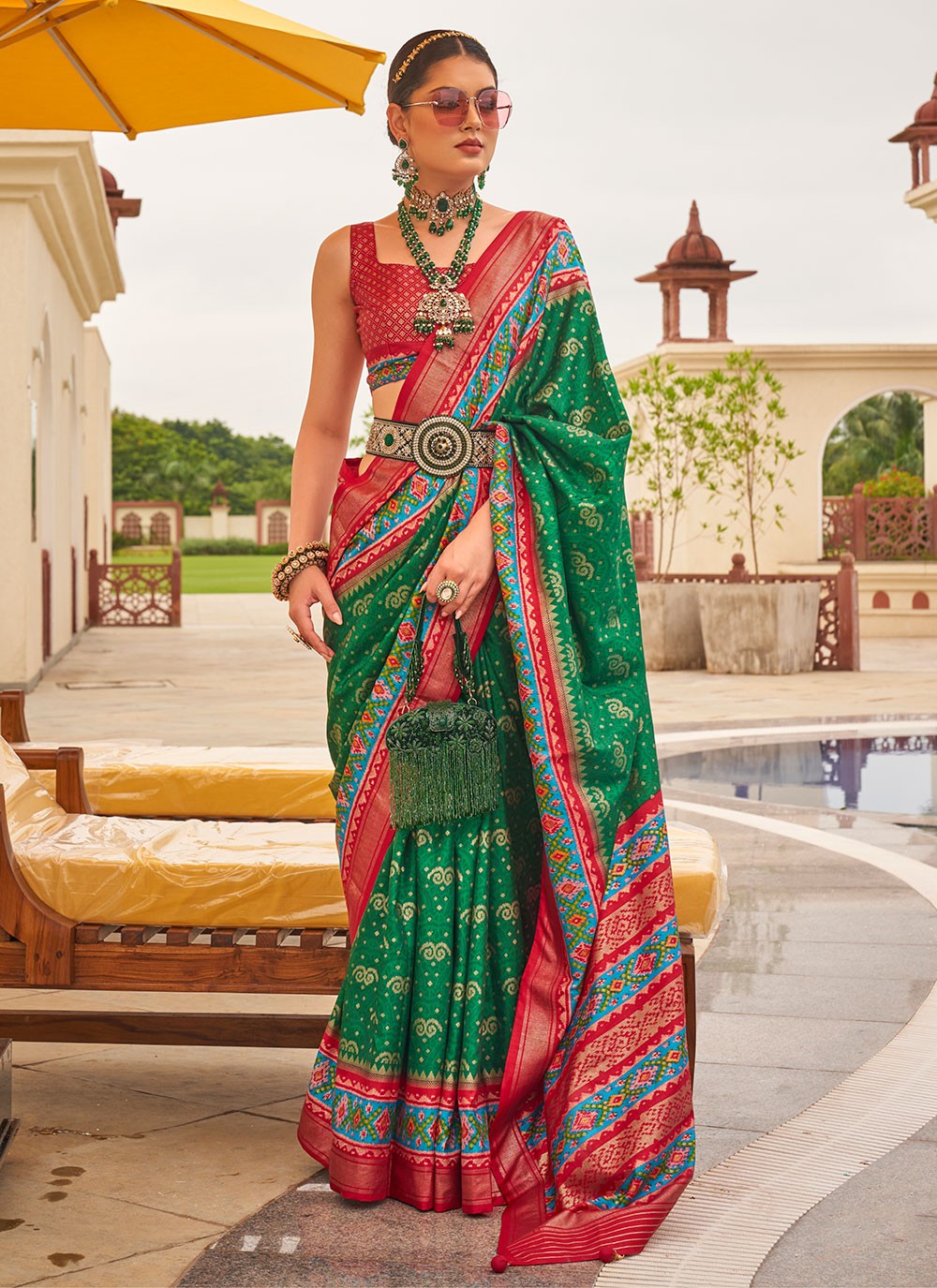 Classic Patola Print Patola Silk Saree - S4934