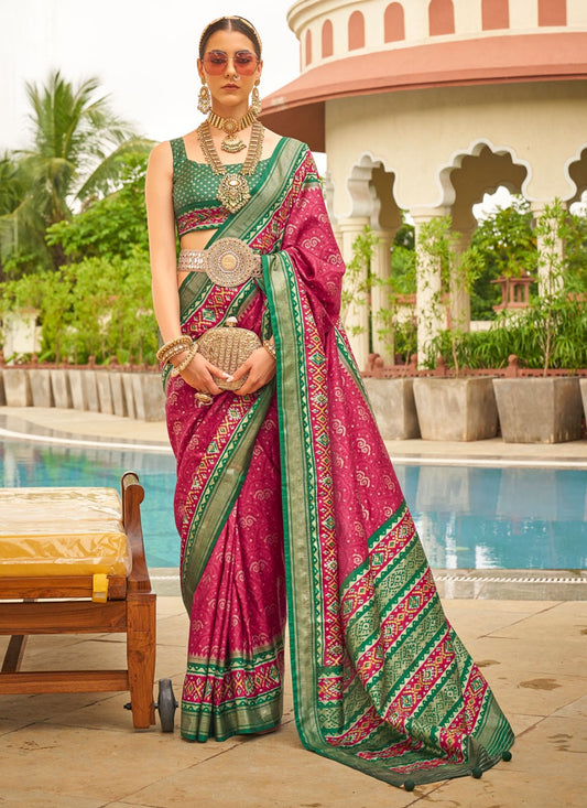 Classic Patola Print Patola Silk Saree - S4934