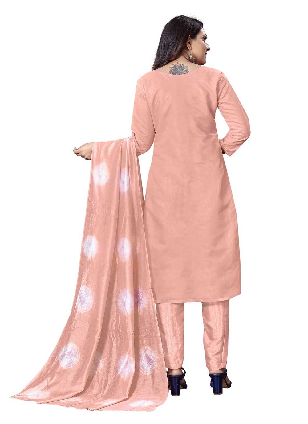 Silk Salwar Suit - T825