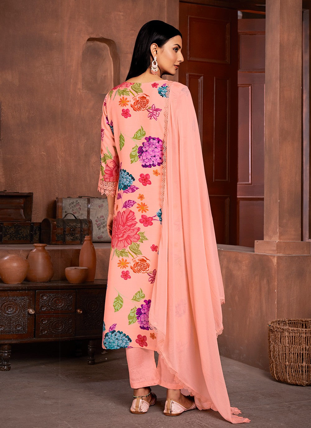 Muslin Palazzo Suit - T2730