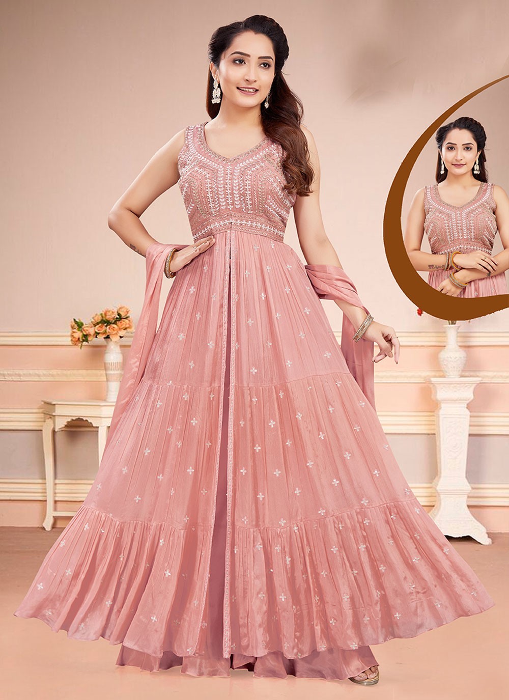 Chinon Salwar Suit - T2880