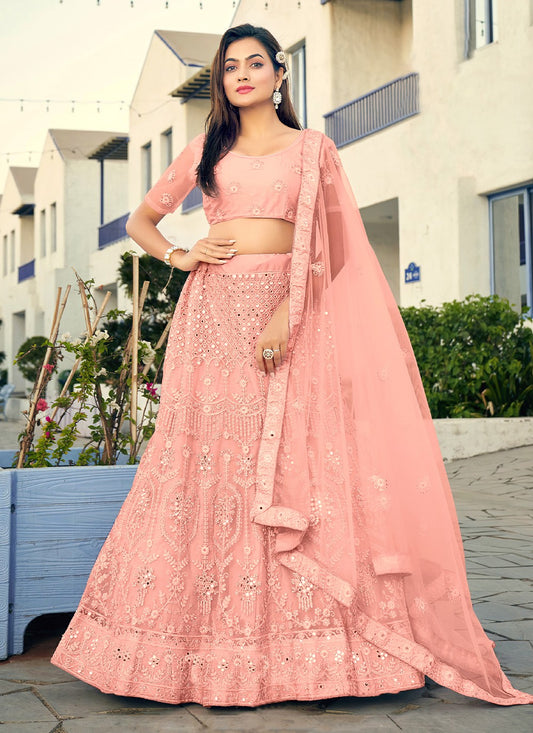 Diamond Net A - Line Lehenga - L0945