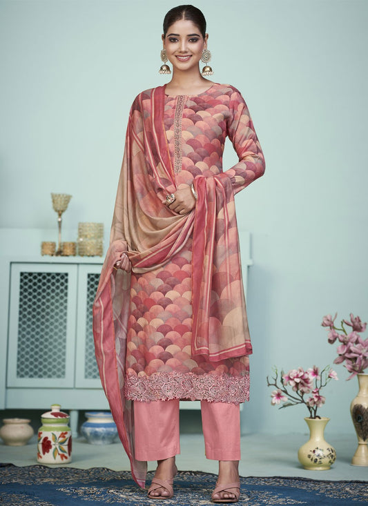 Muslin Pakistani Suit - T1649