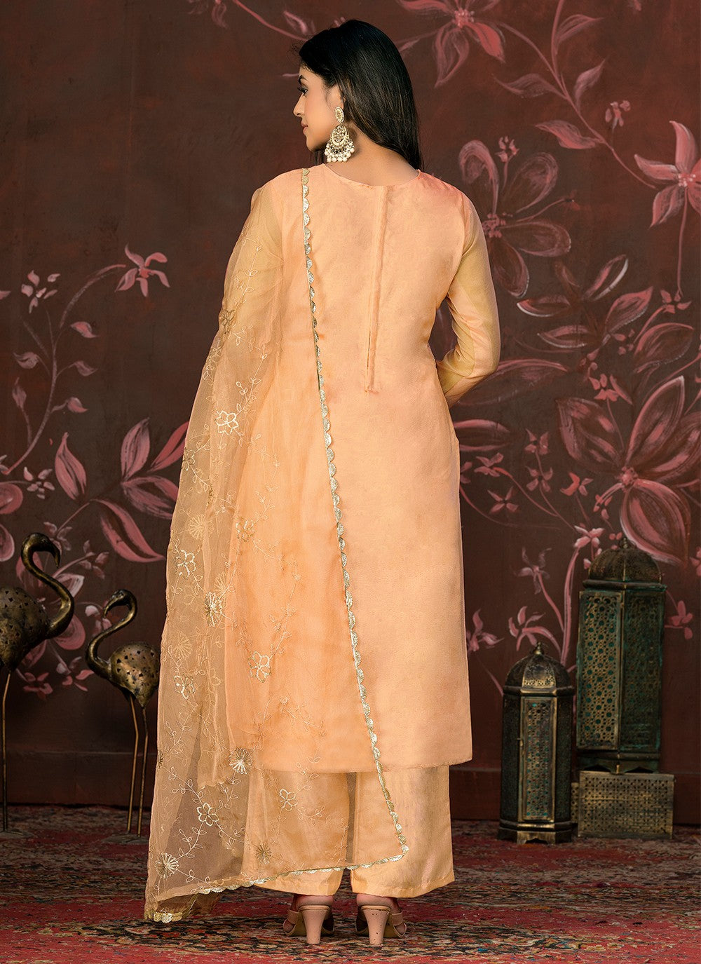 Organza Salwar Suit - T1978