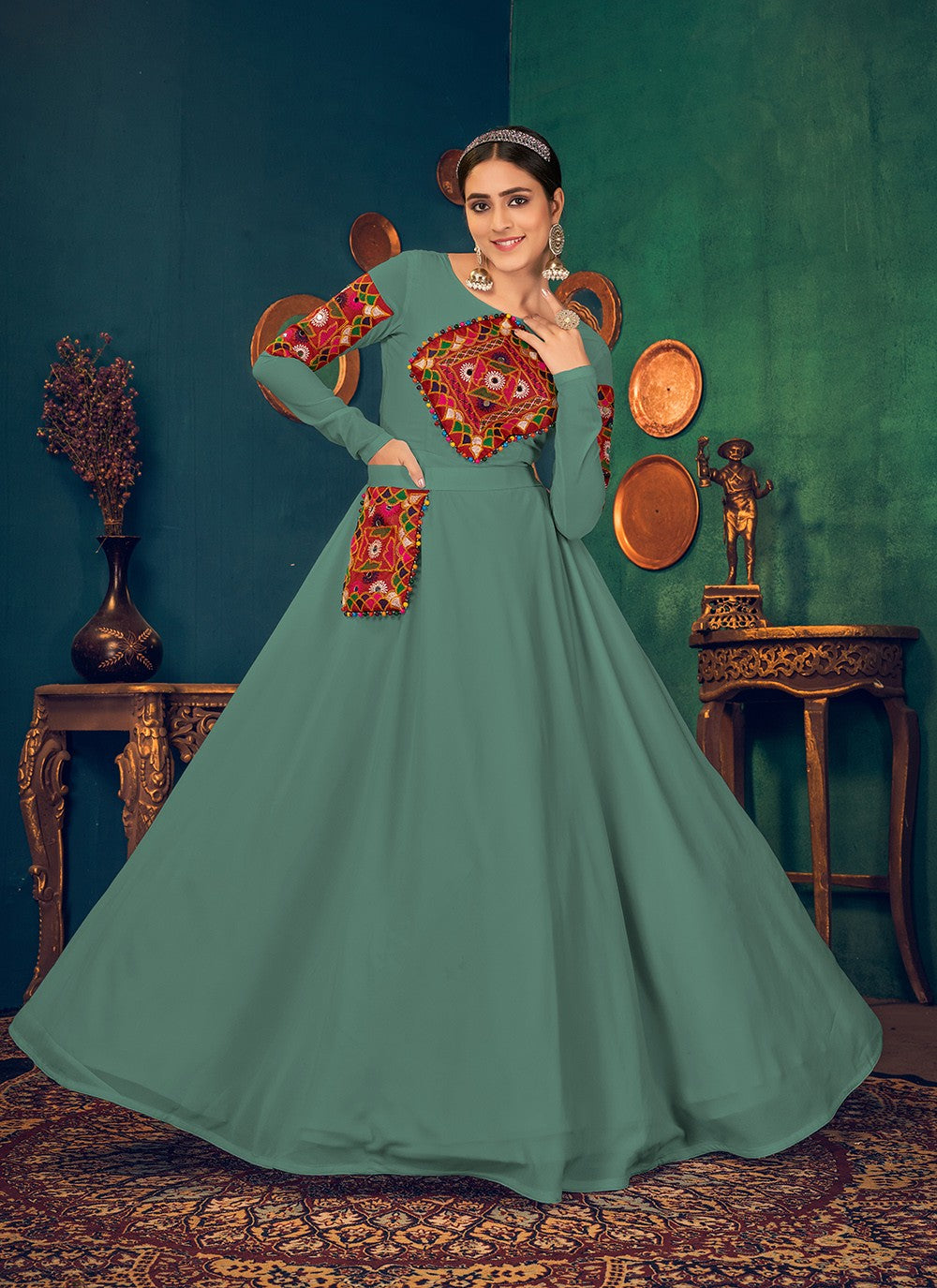 Georgette Gown - G1014