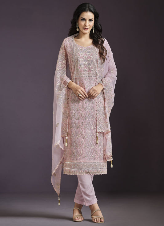 Chiffon Salwar Suit - T3912