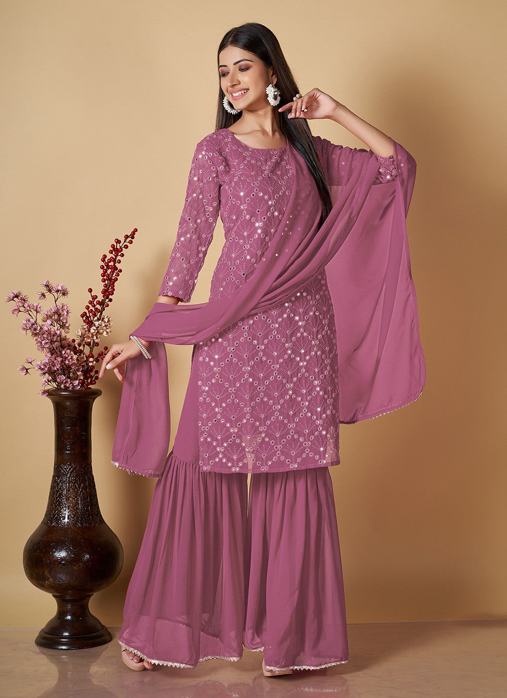 Georgette Salwar Suit - T1195