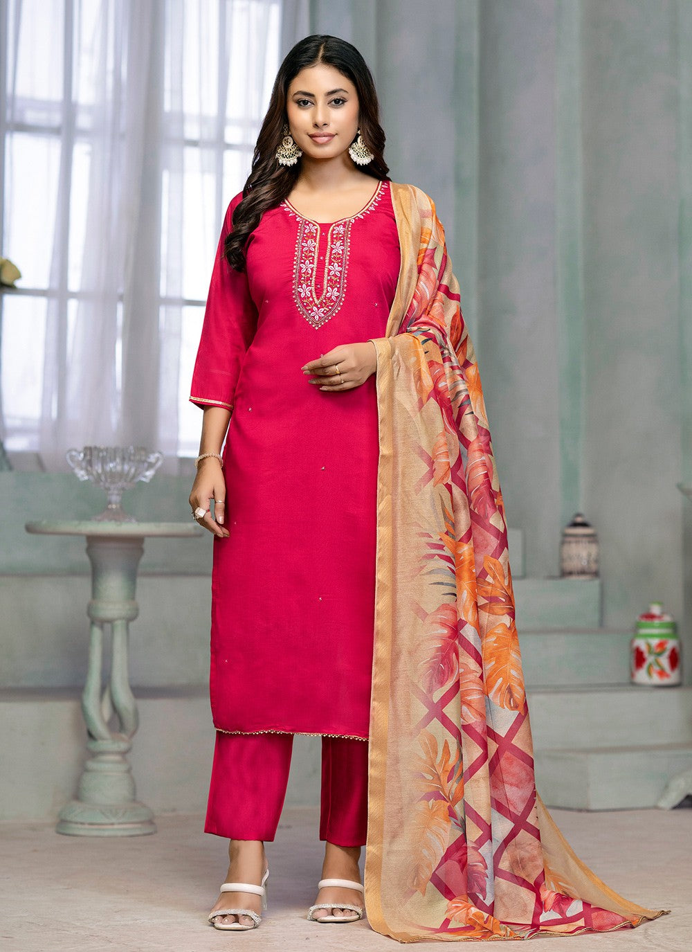 Cotton , Rayon Salwar Suit - T3074