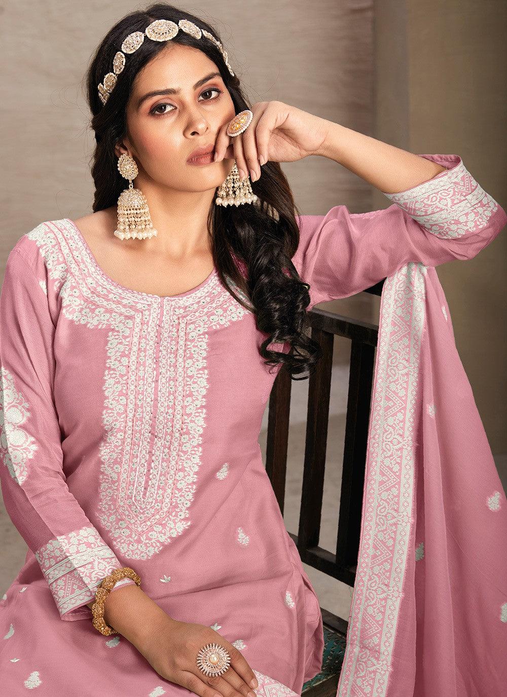 Organza Salwar Suit - T3025