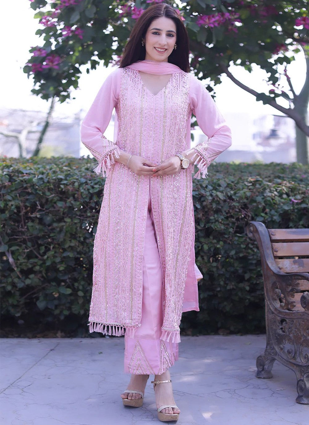 Faux Georgette Salwar Suit - T2149