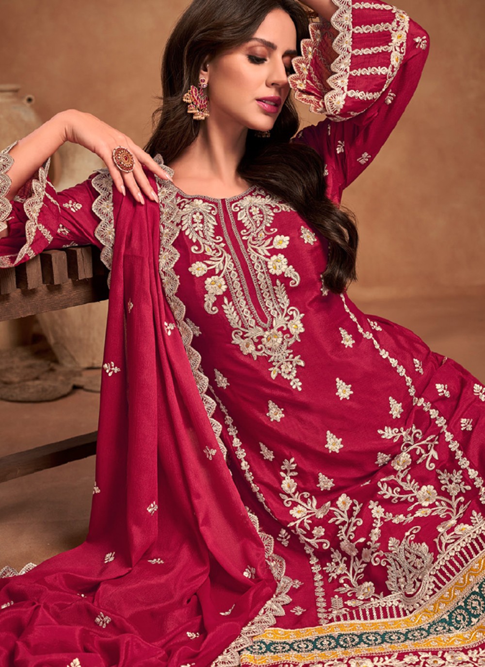 Chinon Salwar Suit - T2072