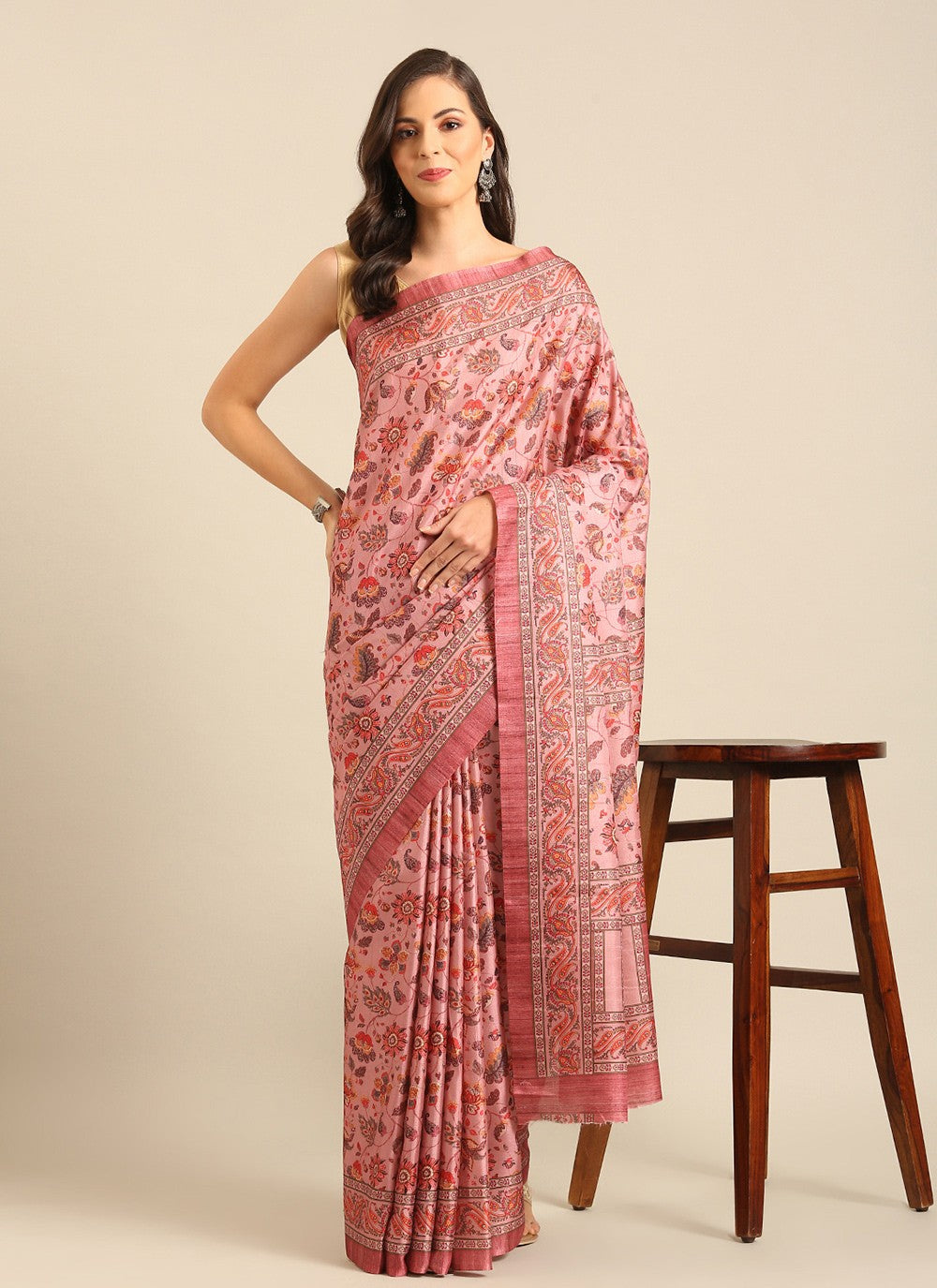 Contemporary Printed Cotton Saree - S8041