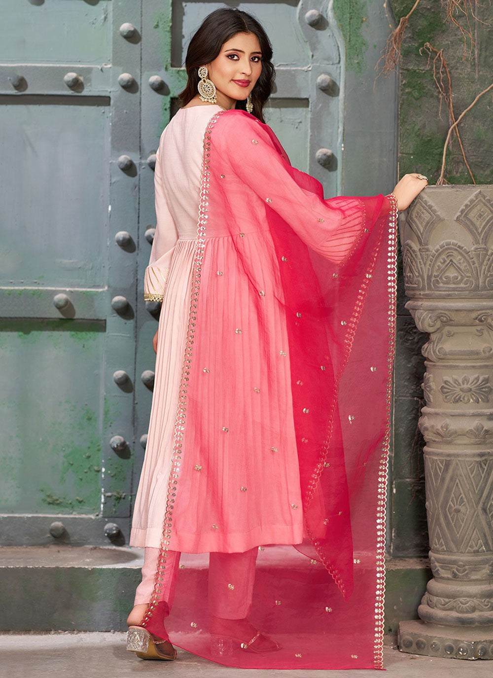 Art Silk Salwar Suit - T3579