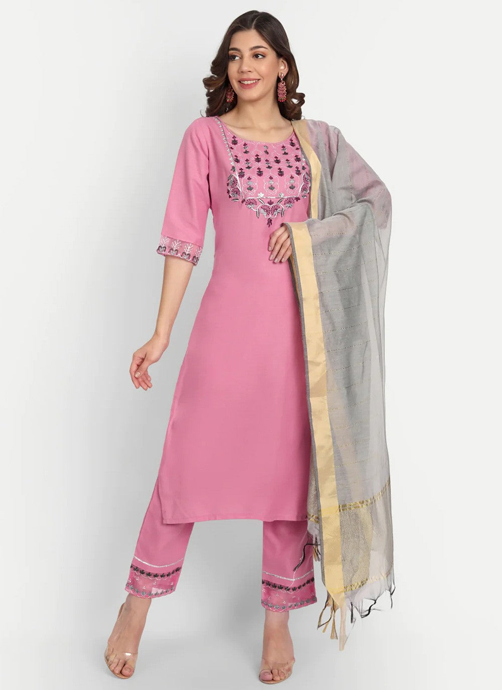 Cotton Salwar Suit - T1493