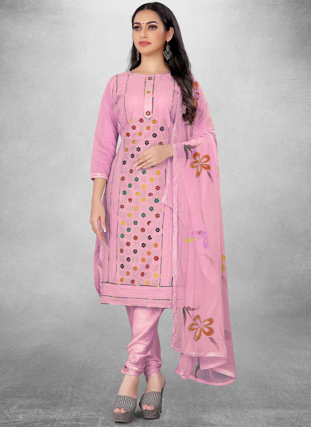 Cotton Salwar Suit - T908