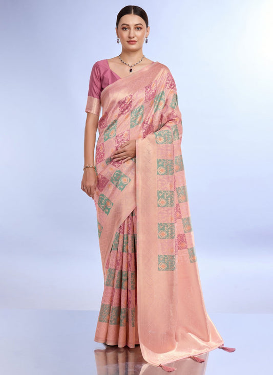 Classic Jacquard Work Cotton , Jacquard Saree - S7424