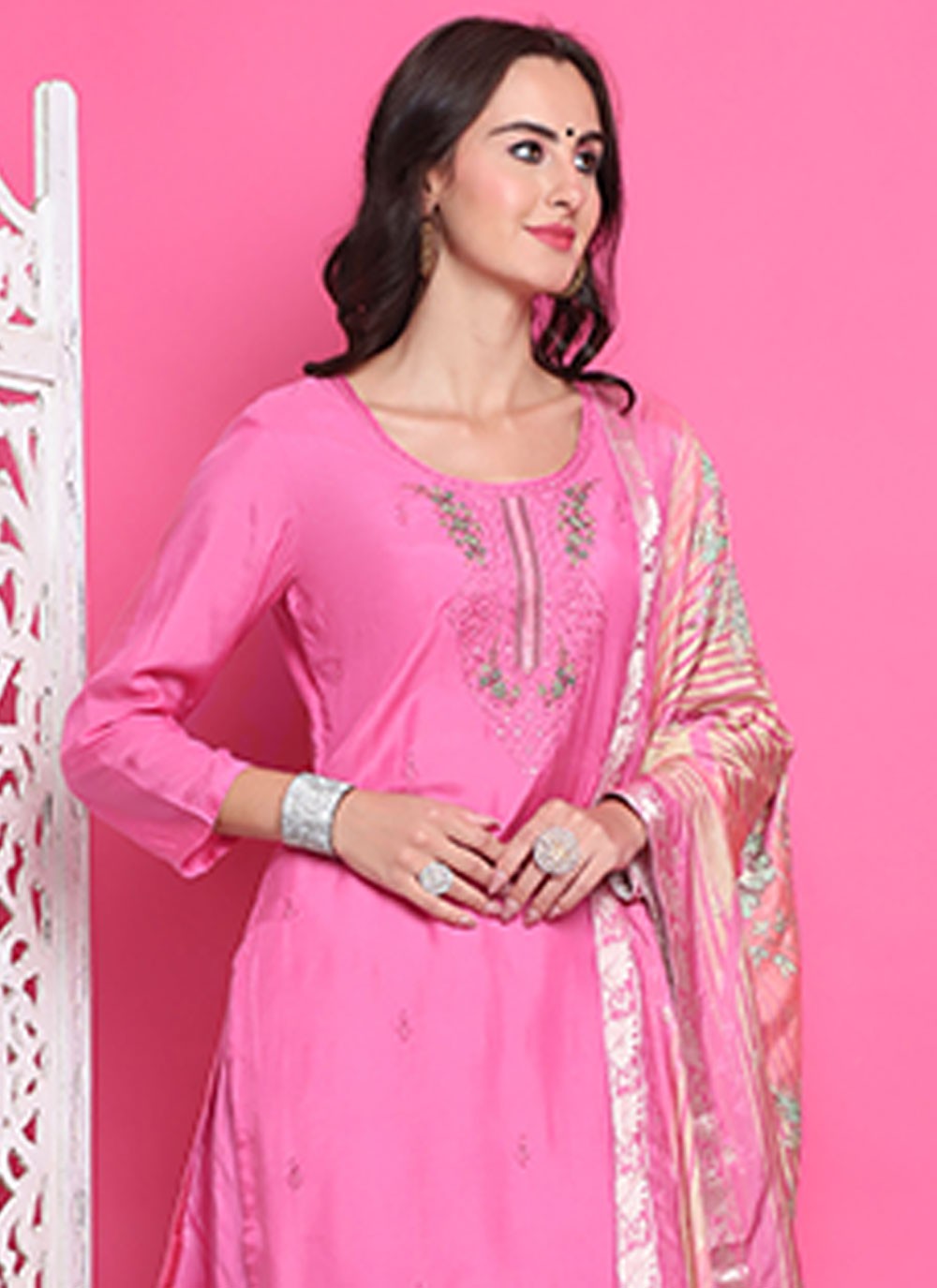 Muslin Salwar Suit - T3154