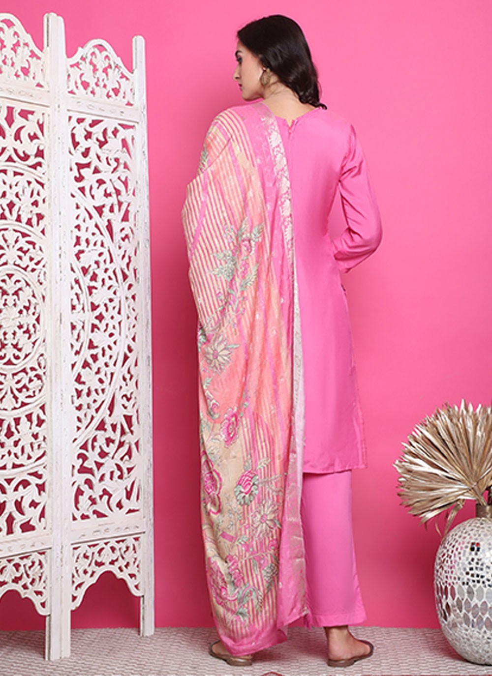 Muslin Salwar Suit - T3154