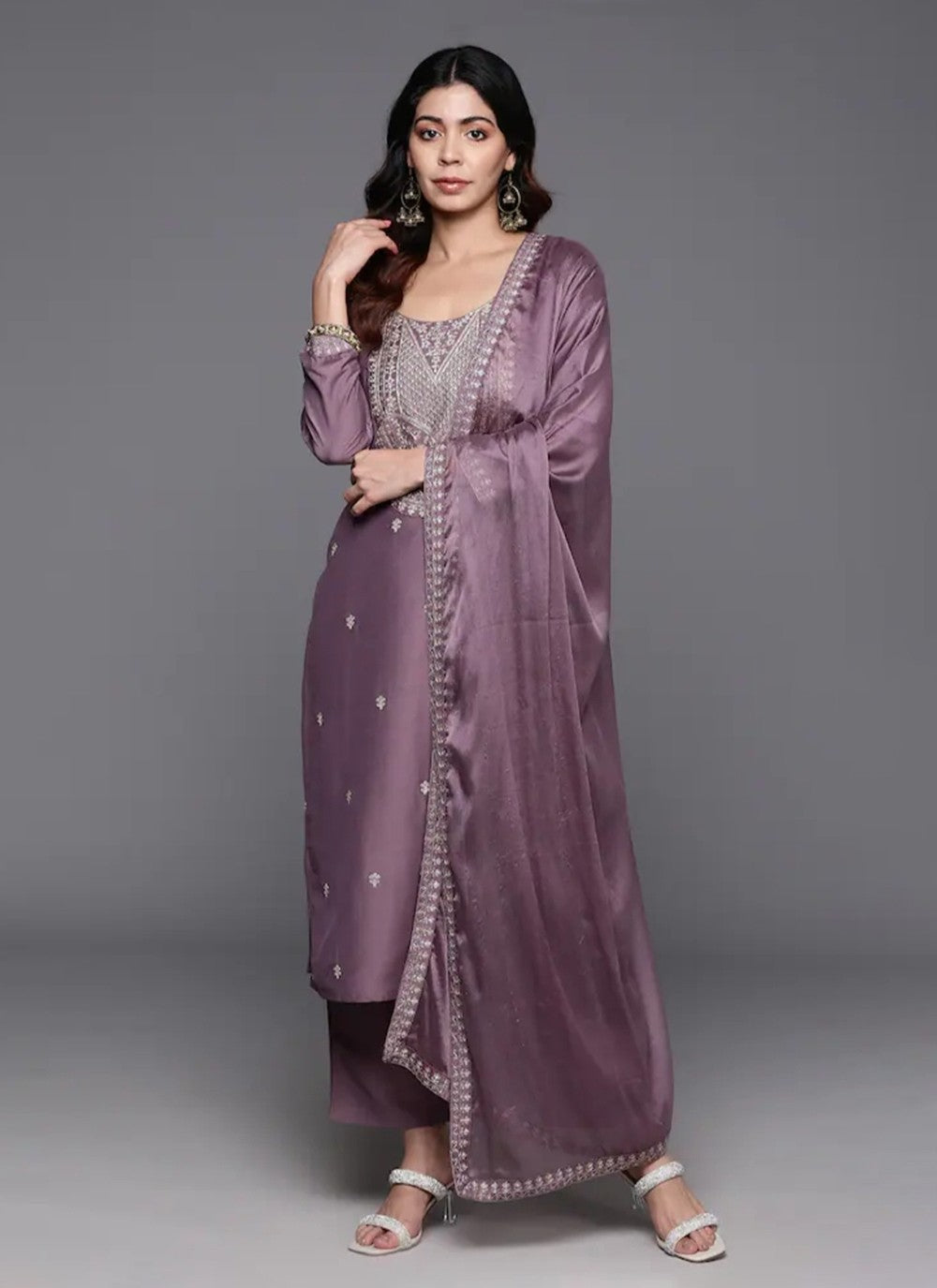 Chanderi , Viscose Salwar Suit - T3201