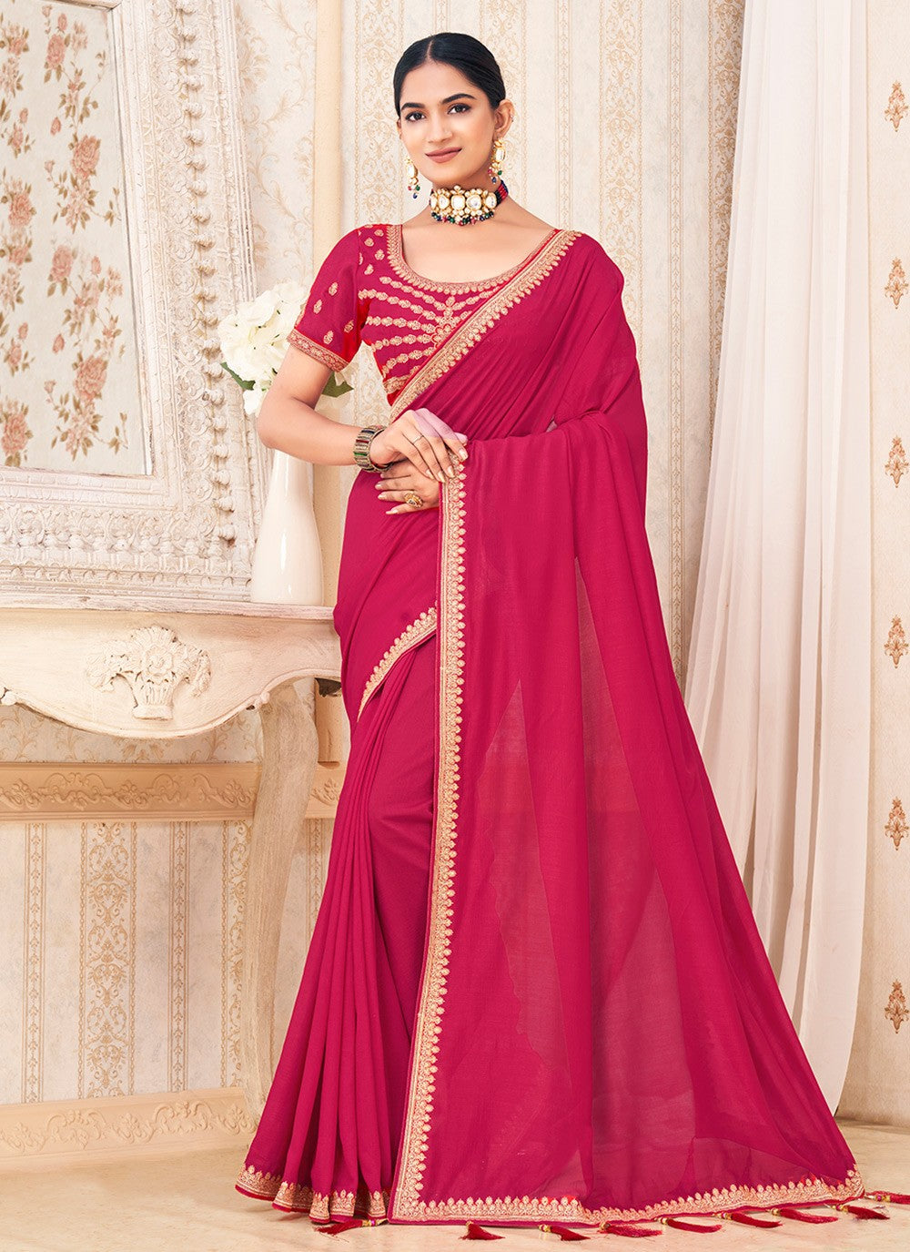 Classic Zari Titan Saree - S9723