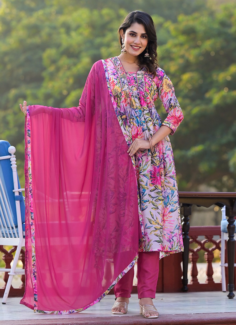 Georgette Salwar Suit - T1940