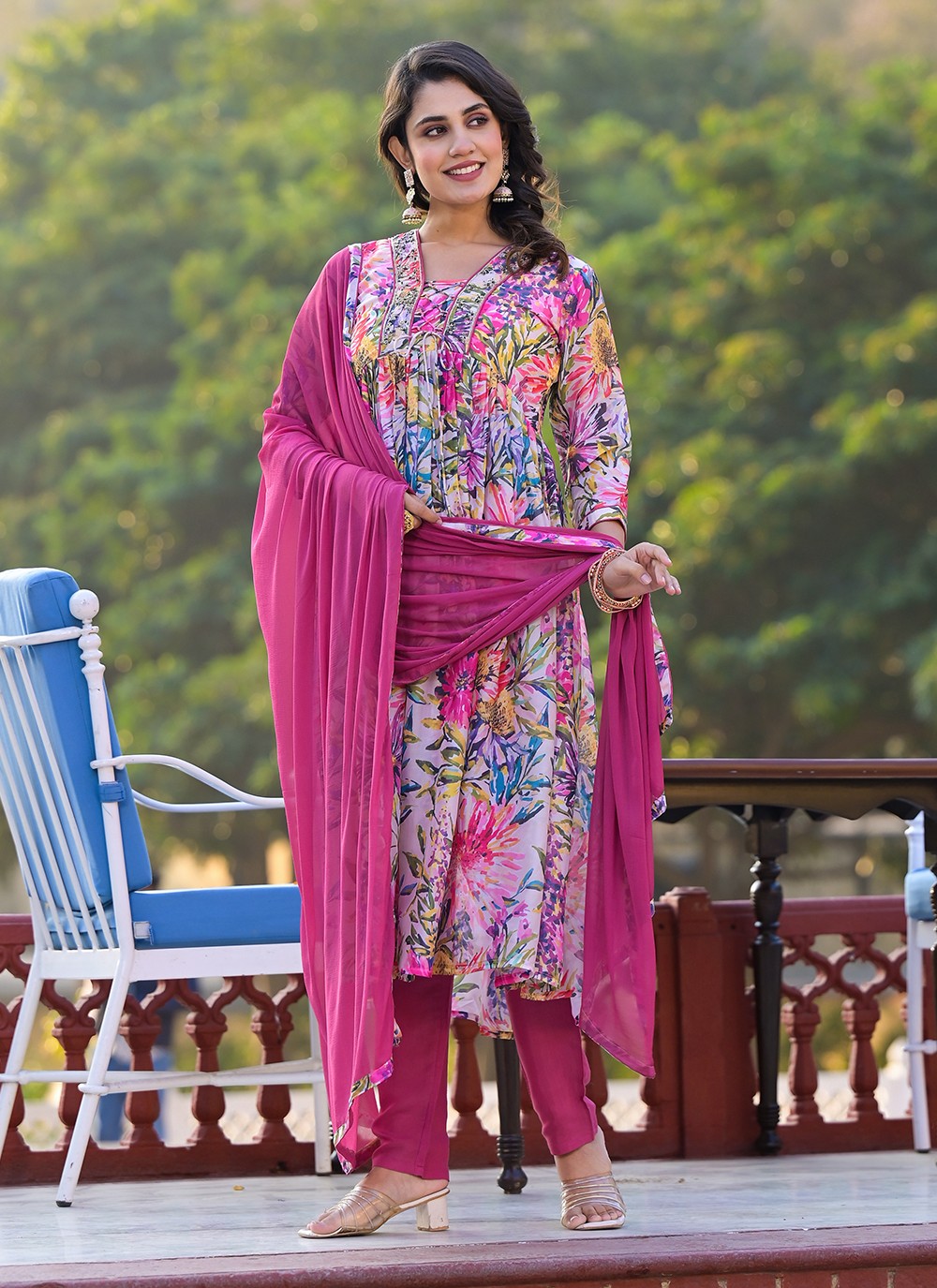 Georgette Salwar Suit - T1940