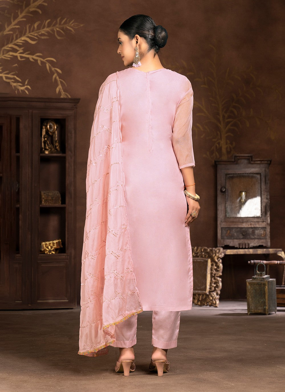 Organza Salwar Suit - T2102