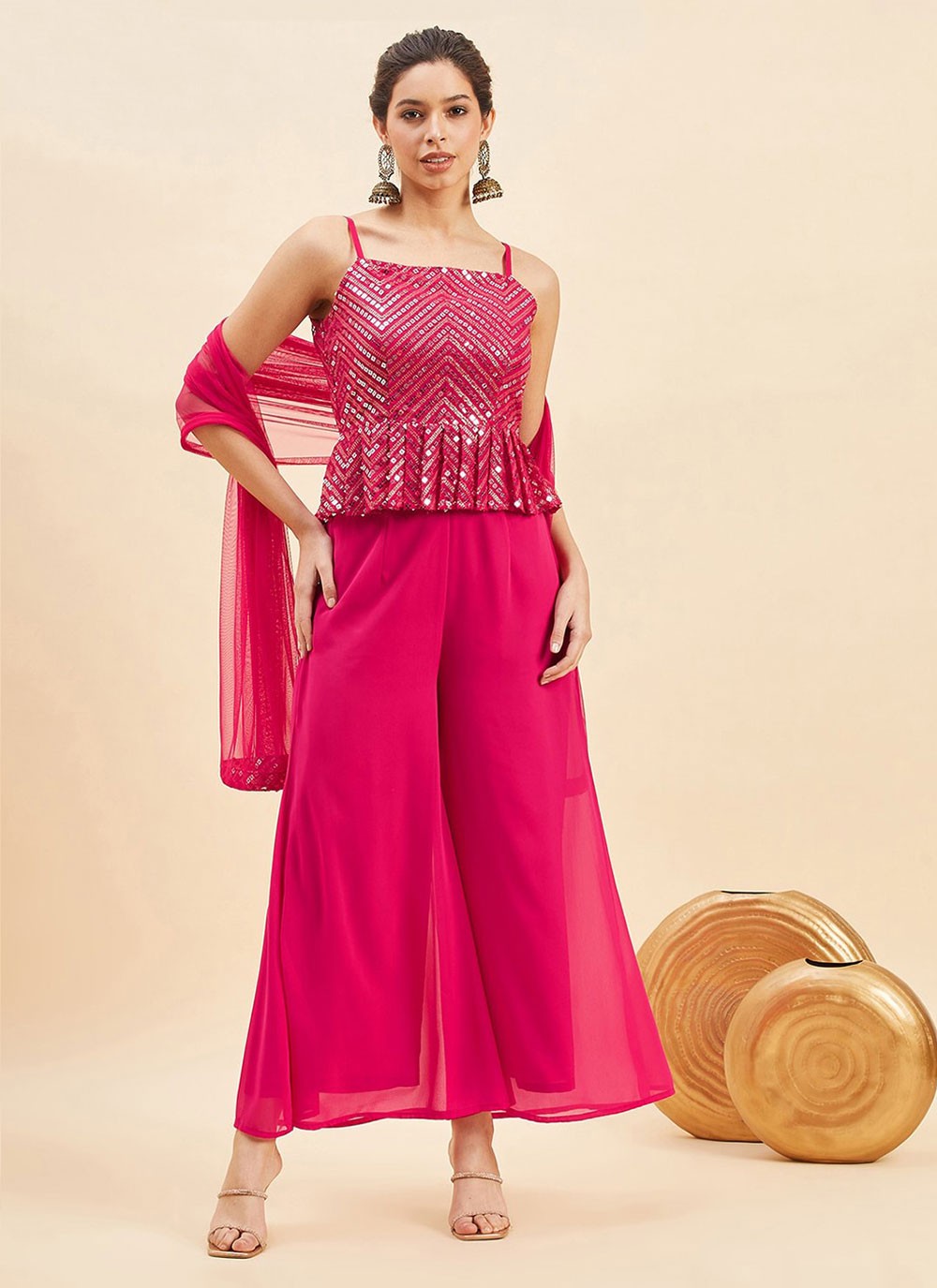 Silk Blend Salwar Suit - T2912