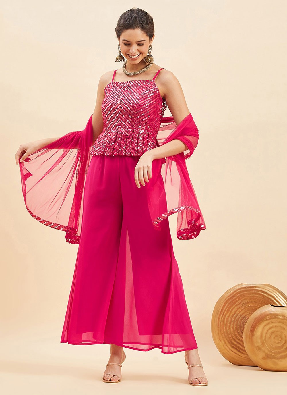 Silk Blend Salwar Suit - T2912