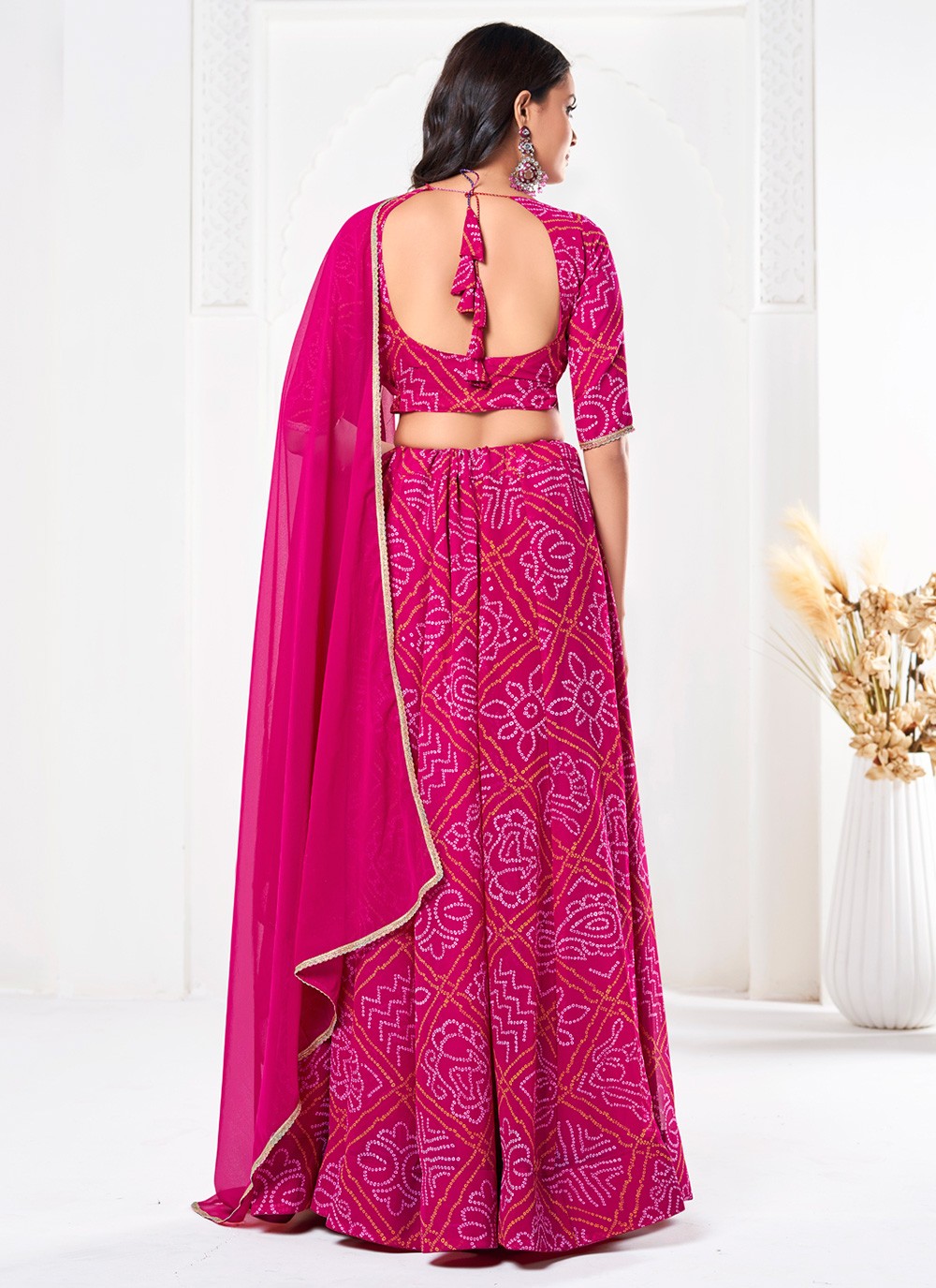 Embroidered Georgette A - Line Lehenga - L2308