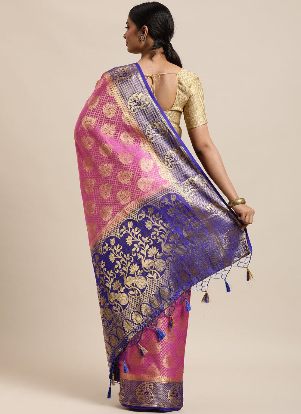 Classic Weaving Zari Kanjivaram Silk Saree - S5336