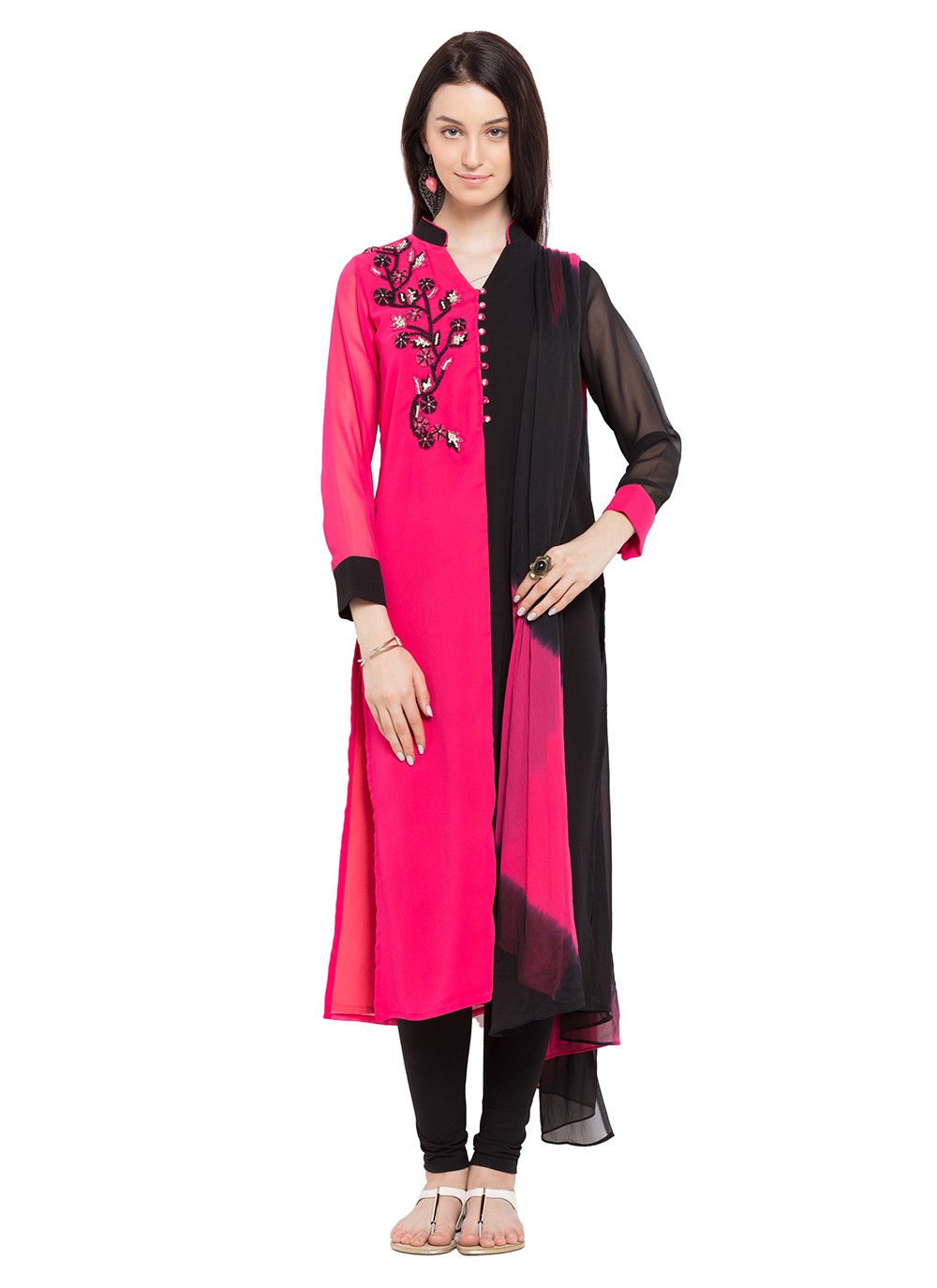 Faux Georgette Salwar Suit - T237