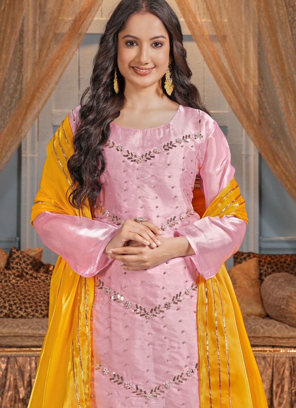 Silk Salwar Suit - T3397