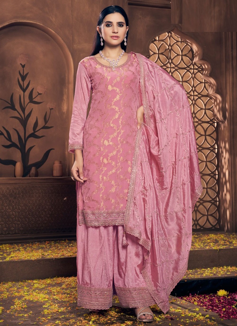 Viscose Salwar Suit - T3419