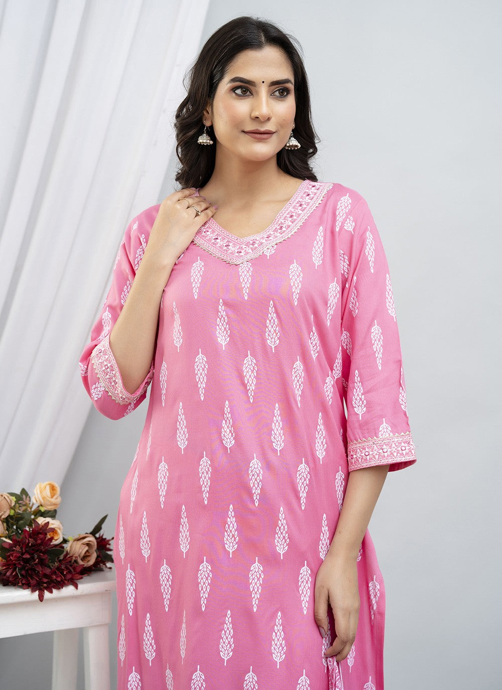 Cotton , Rayon Salwar Suit - T2350