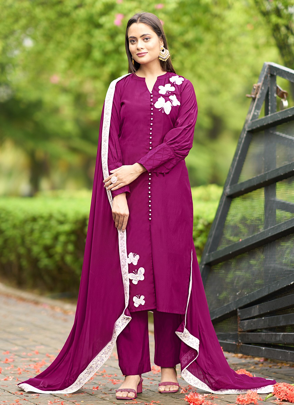 Art Silk Salwar Suit - T3364