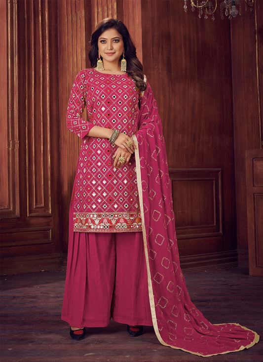 Faux Georgette Pakistani Suit - T661