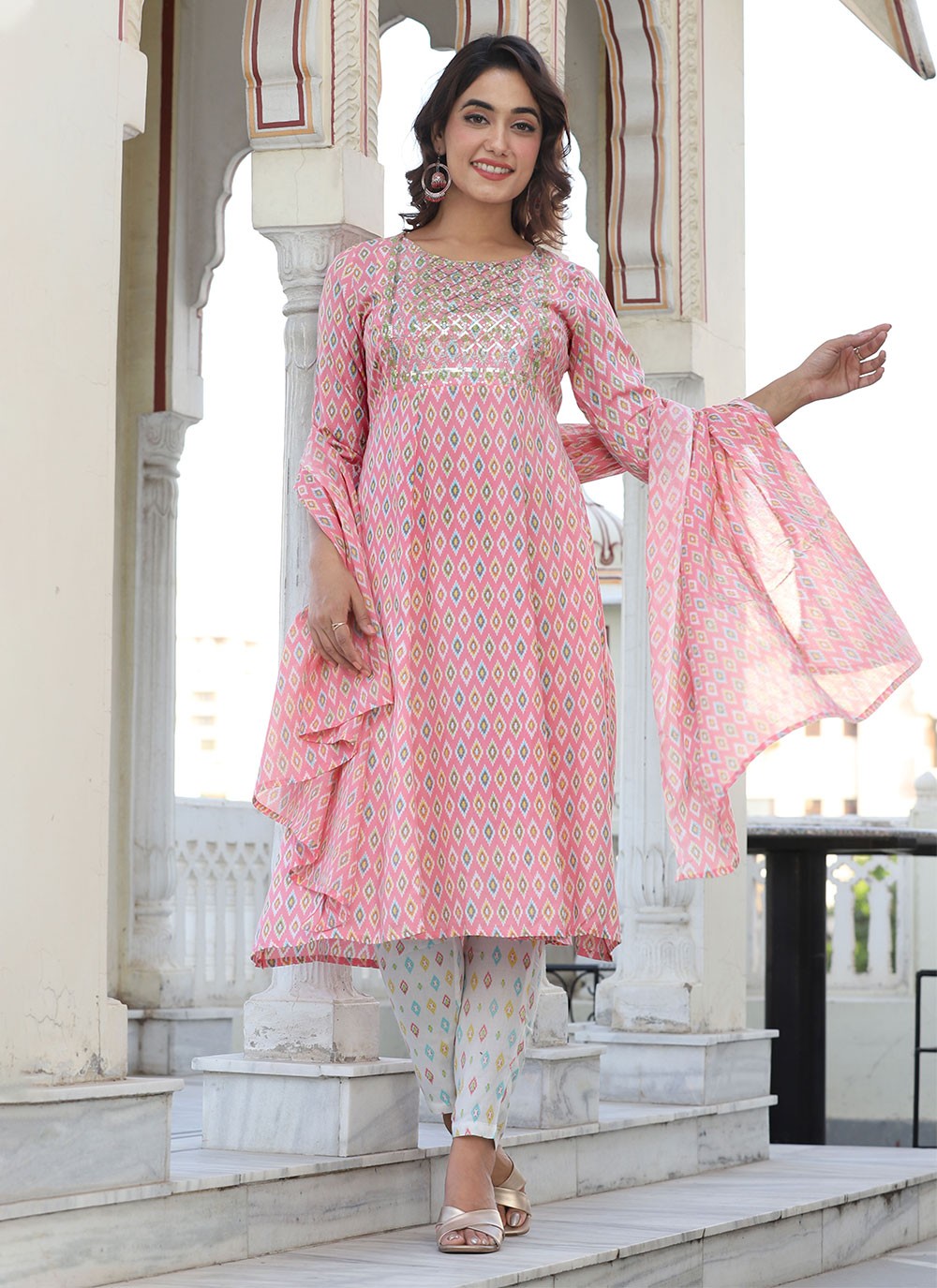 Viscose Salwar Suit - T1875