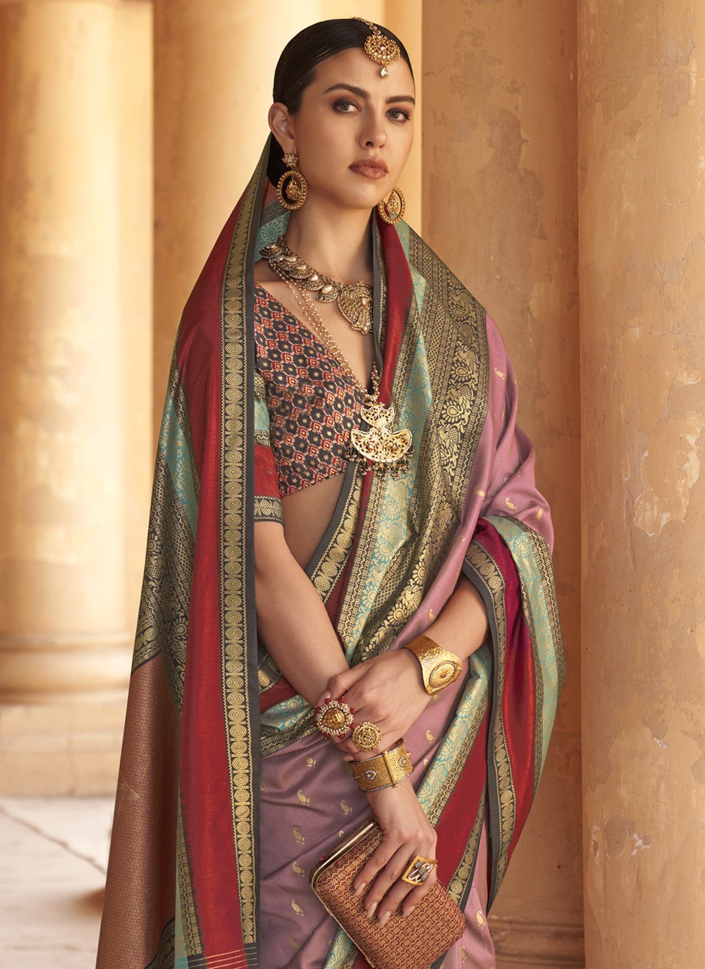 Trendy Patola Print Silk Saree - S3630