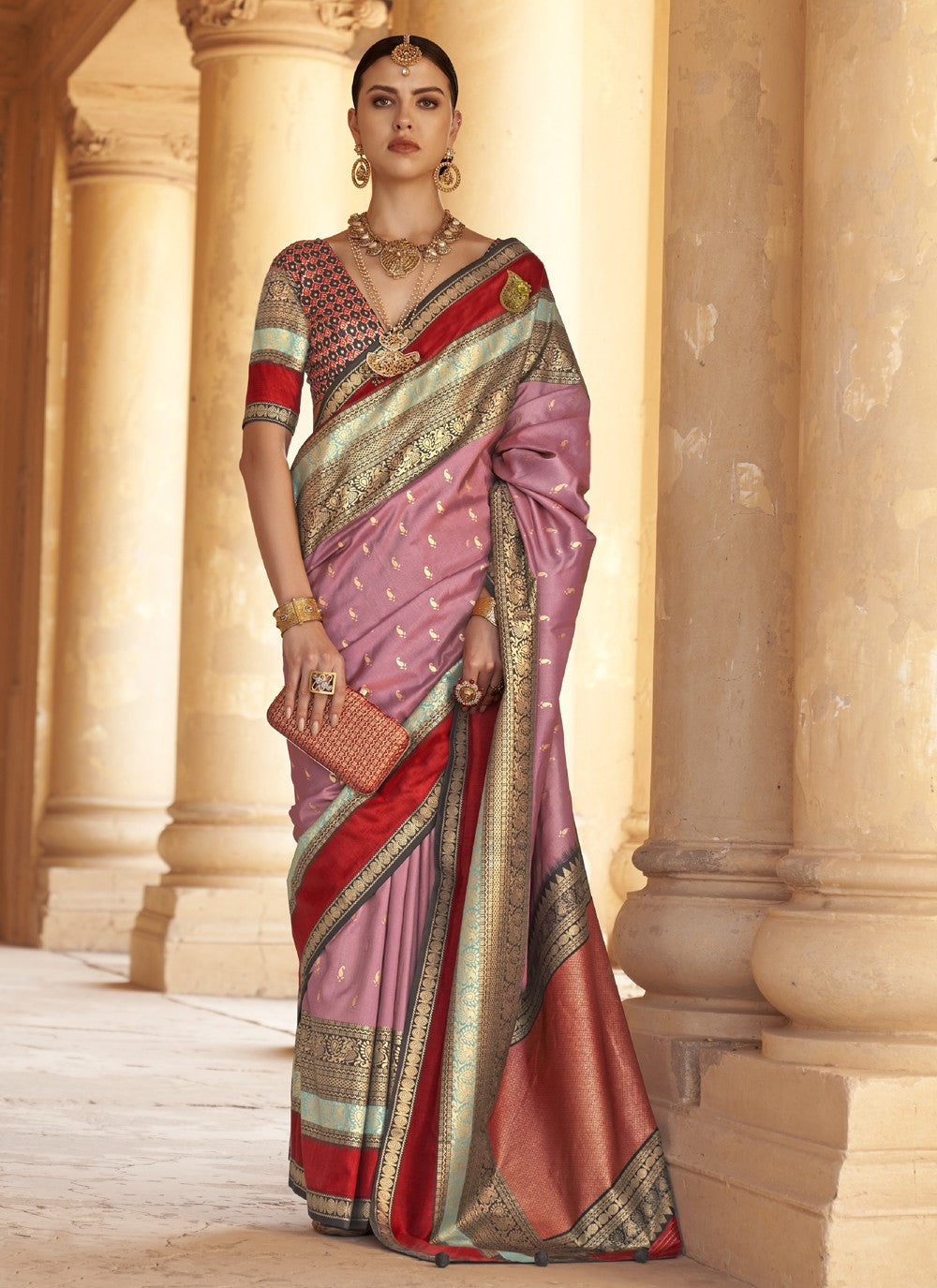 Trendy Patola Print Silk Saree - S3630