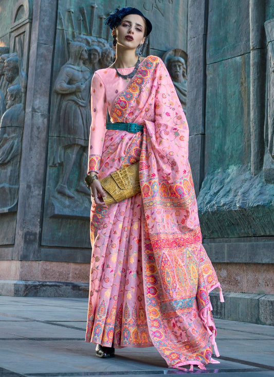 Trendy Weaving Zari Organza Saree - S5873