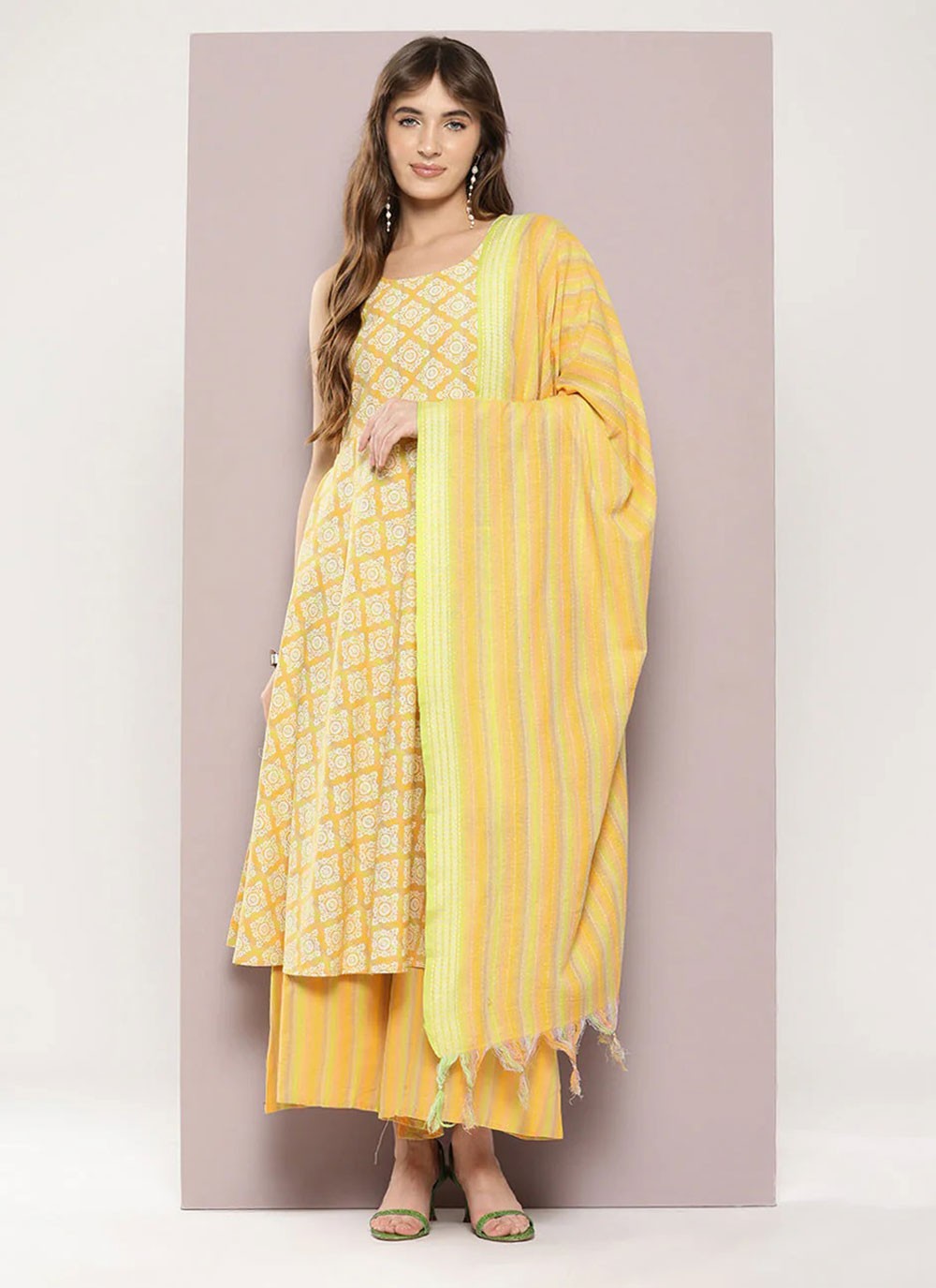 Cotton , Polyester Salwar Suit - T2598