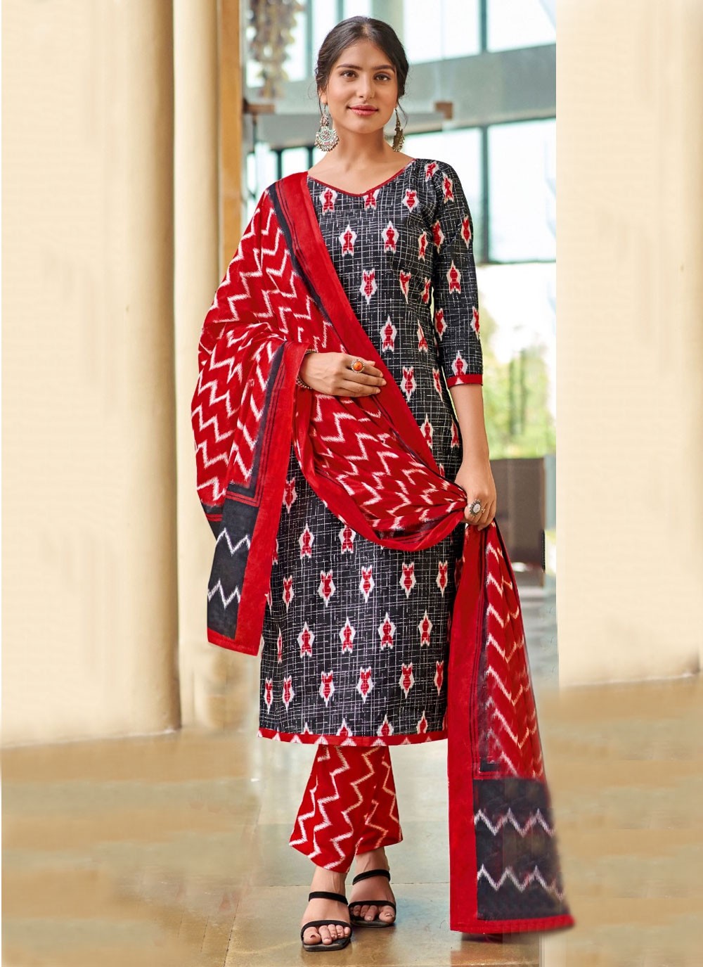 Cotton Salwar Suit - T3832