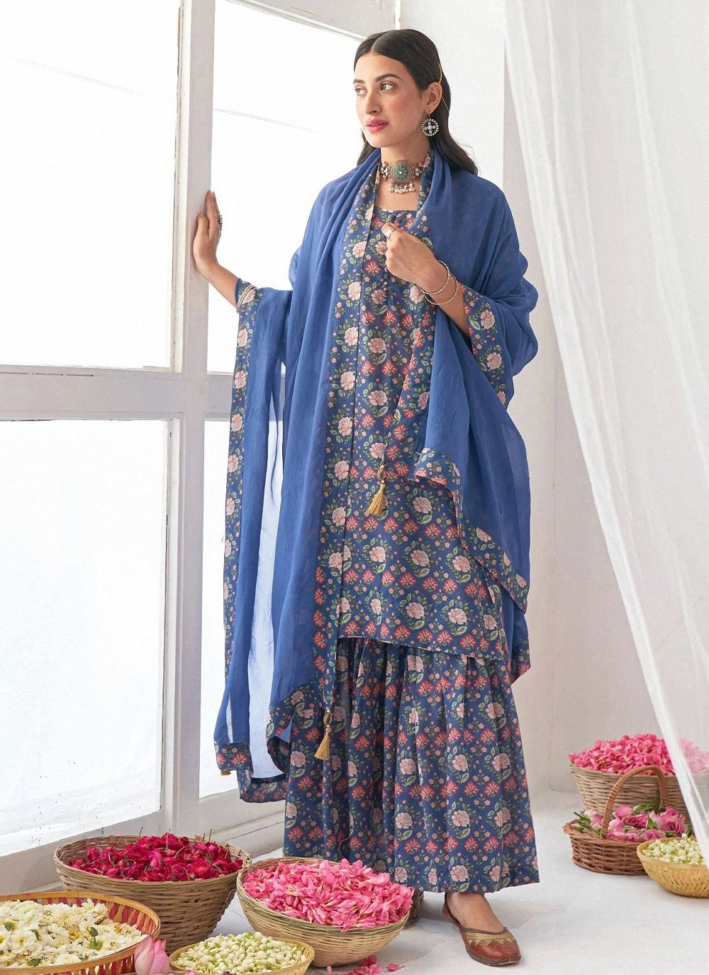 Muslin Salwar Suit - T855