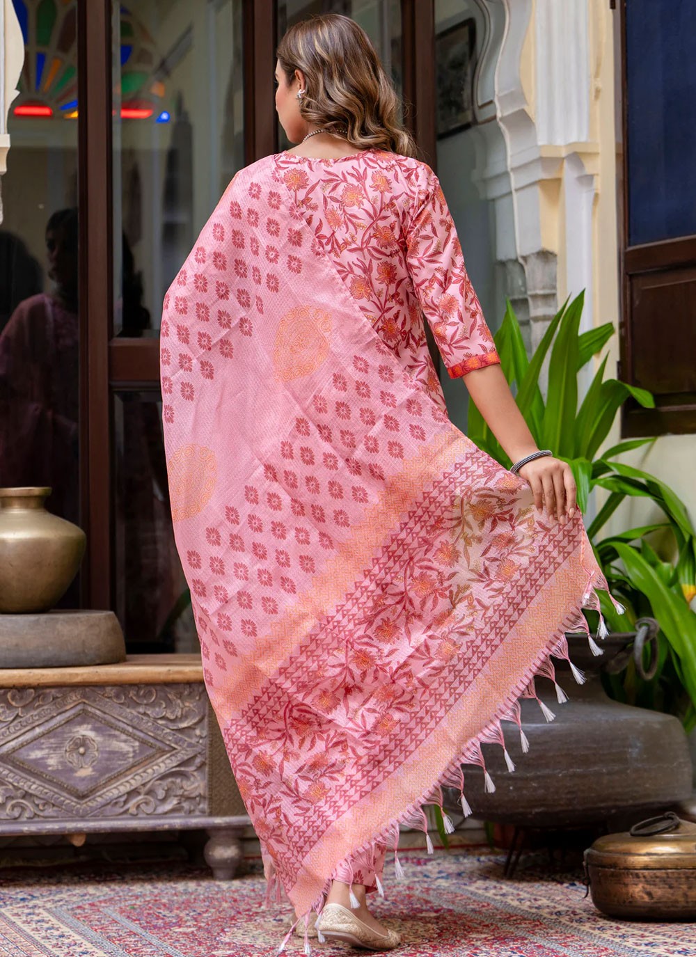 Blended Cotton Salwar Suit - T3849