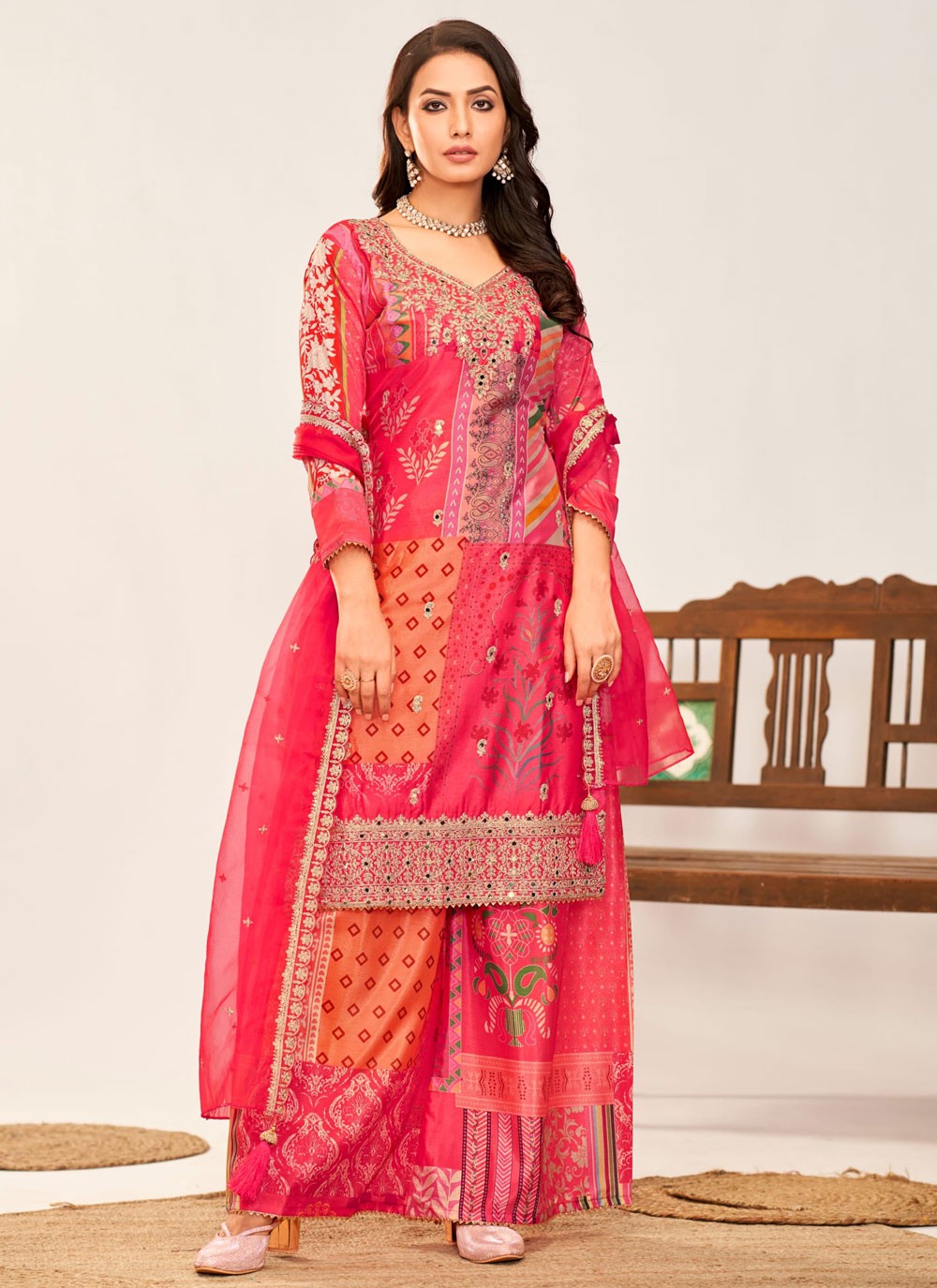 Chinon Salwar Suit - T3565