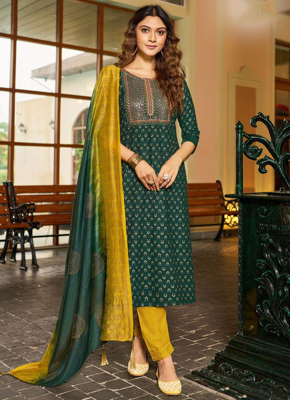 Rayon Salwar Suit - T3728